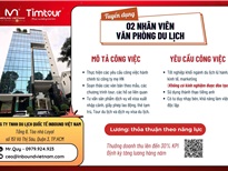 Tuyển dụng: Nhân viên văn phòng du lịch