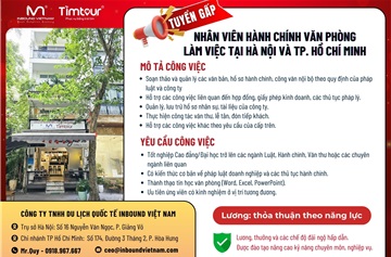 Tuyển dụng: Nhân viên hành chính văn phòng