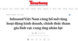 Inbound Việt Nam công bố mở rộng hoạt động kinh doanh, chính thức tham gia lĩnh vực cung ứng nhân lực